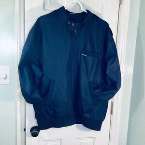 Vintage Members Only Iconic Racer Jacket Men's XLT Extra Large Tall Dark Blue